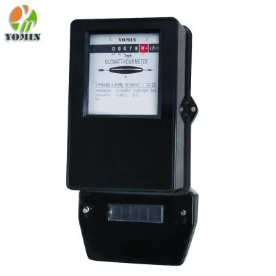 China Three Phase Mechanical Electric Power Meter With Bakelite Cover YEM082QP for sale