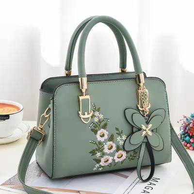 China Wholesale Fashion High Quality New Designer PU Embroidery Luxury Leather Bridesmaids Purses Ladies Cross - Body Bags Women Handbags for sale