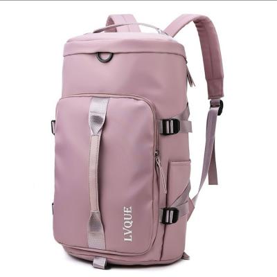 China Wholesale Hot Durable Large Capacity Ladies Shoulder Bag Girls Gym Sports Backpacks Waterproof Women Travel Duffel Bags for sale