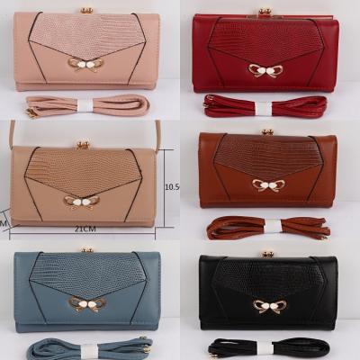 China Wholesale High Quality Leather Purses Women Lady PU Lady Wallet Purses Particular Hot Sale Waterproof New Long for sale