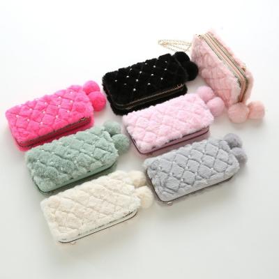 China Sale Pearl Clutch Bags Girls Luxury Fur Cross Anti-theft - Famous Brands Designer Handbags Body Bags For Women for sale