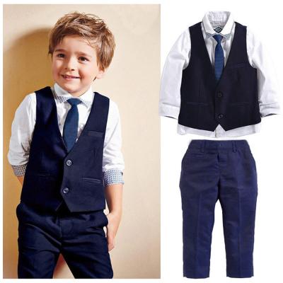 China 100% Cotton GG119A 1-7 Years Old Kids Girls Boys Winter Formal Clothing Sets for sale