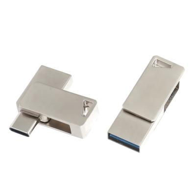 China Type-C OTG USB Flash Memory Stick Drive 32GB 64GB 128GB Pendrive Custom Metal Logo 3.0 for sale