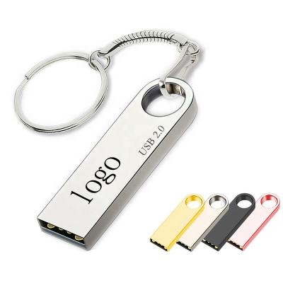 China Fast Speed ​​Data Saving Metal Pen Drive 8gb 16gb 32gb 64gb 128gb Capacity 2.0 True USB Flash Drive for sale