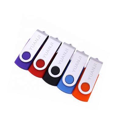 China Plastic Promotional Custom Colorful Swivel Pen Drive 16gb 2gb 4gb 8gb 32gb 64gb USB Flash Drive 2.0 3.0 With Logo for sale