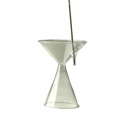 China Global Nordic Glass Incense Holder with Stick Ash Catcher Modern Design Censer for Yoga, Spa, Aromatherapy for sale