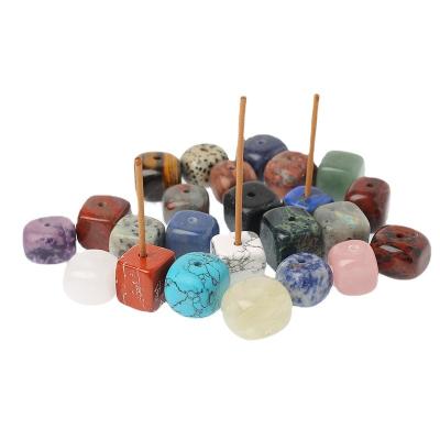 China Global Natural Stone Incense Holder Incense Tray Modern Design Natural Stone Censer for Yoga Bedroom Spa Aromatherapy for sale