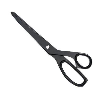 China Black Stainless Steel+Plastic BECORA Scissors Work Fabric Paper Cutting Machine Craft Scissors Shear Home Office Scissors Cutter for sale