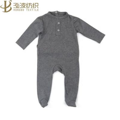 China Top Quality Bamboo Long Sleeve Cotton Jersey Baby Romper for sale