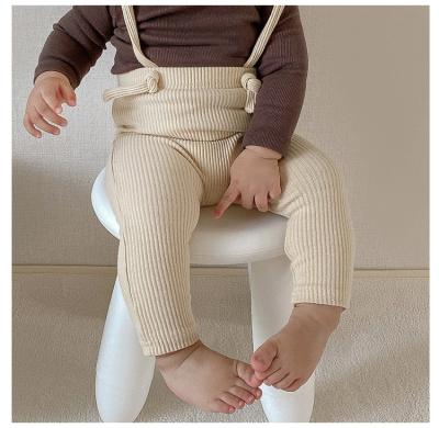 China Infant Spandex Stylish Casual Baby/Organic Newborn Cotton Toddler Baby Overalls Baby Pants Girl Boy Pants for sale