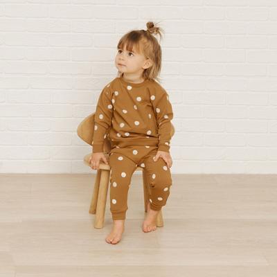 China Breathable Custom Organic Cotton Baby Bamboo Clothing Sets Baby Gift Pajamas Wholesale Items For Boy And Girls for sale