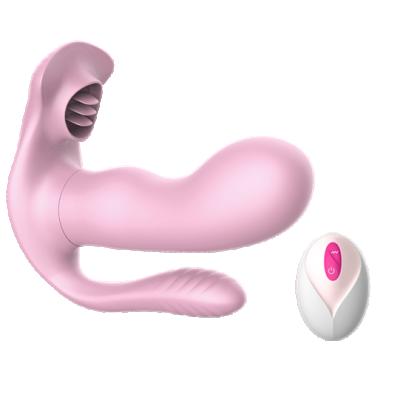 China 9 Speed ​​Wireless Vibration Tongue Licking Viberat Messager For Anal G Spot Clitorals Stimulation for sale