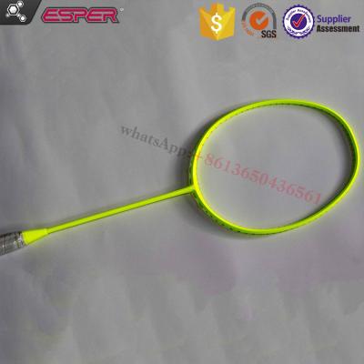 China Good Performance and More Flexibility Victor-Sword Carbon Badminton Racket Manufacturer Yellow Full Frame Price Victor-Sword OEM/ODM for sale