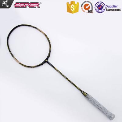 China Good performance and more flexibility PANGGU 10GOLD (OEM/ODM production of badminton carbon fiber rackets. for sale