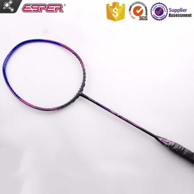 China Good performance and more flexibility HOUYI 700blue (OEM/ODM ball carbon fiber badminton racket supplier) for sale