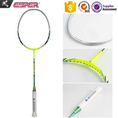 China Good performance and more flexibility the main manufacturer of 40 g premium custom factory price graphite/carbon fiber badminton racket for sale