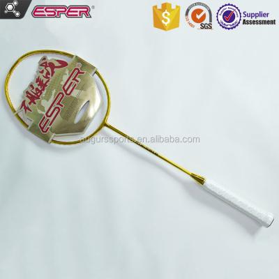 China Good performance and more flexibility Electrogold-plated - OEM/ODM badminton racket manufacturing. for sale