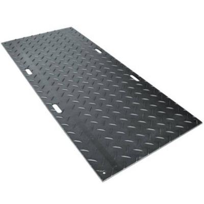 China Ground Pad Outdoor Activity Anti Slip Mats 4' x 8' HDPE Uhmwpe Temporary Heavy Duty Ground Pad Road Mats for sale