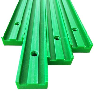 China Building Material Stores Customized Uhmw Pe Plastic HDPE Plastic Track And Chain Guide Rail for sale