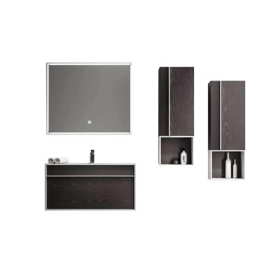 China Modern Bathroom Vanity Sink Toilet Bathroom Cabinets Single Washroom Cabinet Vanities Set Combo for sale