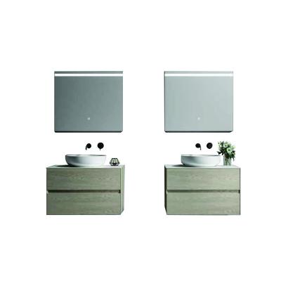 China Wholesale Modern Bathroom Vanity And Double Sink Bathroom Cabinet Product With 31 Inch And LED Mirror for sale