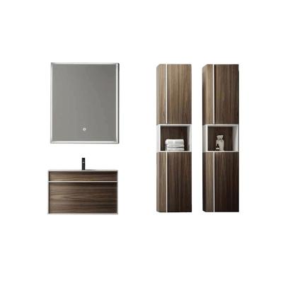 China Modern American Hot Sale Bathroom Vanity Solid Wood Plywood With Artificial Veneer For Homewood Suites Hotel for sale