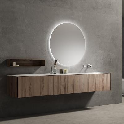 China Frameless Illuminated Modern Home Round Backlit Led Lighted Decorative Bathroom Mirror Bath Wall Mirror for sale