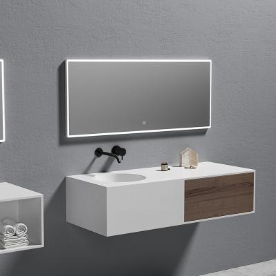 China Factory Touch Switch Fog Light Rectangle Smart Wall Lighted Modern Bathroom Mirror With Light Led Mirror for sale