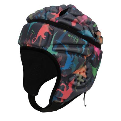 China Football Soft Shell Rugby Flag Football Helmet Soft Padded Headgear Football Goalkeeper for sale