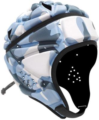 China Football Soccer Headgear For Adult Helmet Soft Stamped Big Air Rugby Headguards for sale