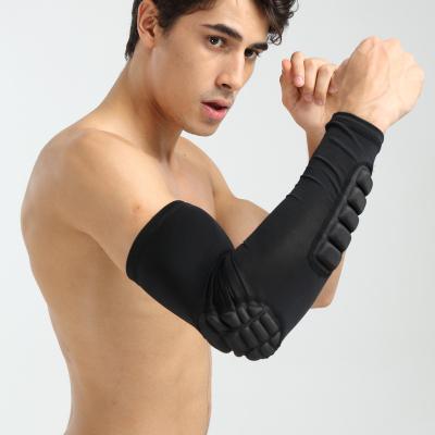 China Elbow Brace Sports Skin Arm Sleeving UV Cover Sun Stretch Armband Cooling Protective Basketball for sale