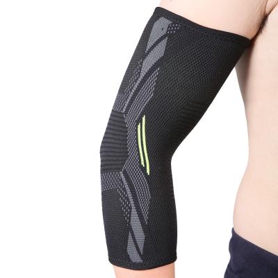 China Adult Customized Weightlifting Powerlifting 5mm Neoprene Elbow Sleeve Brace Compression Support for sale