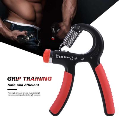 China Non Slip Adjustable Gripper 10-60kg Fitness Hand Exerciser Carpal Expander Fatgrip Wrist Increase Strength Spring Adjustable Finger Pinch Grip for sale