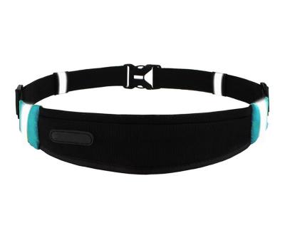 China Sports Night Running Waist Pack Reflective Brand Fanny Pack Waist Bag For Your Phone And Keys for sale