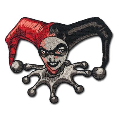 China Cheap Price Fashion Embriodery Patch For Clothes Thug Clown Girl Assassin Cloth Patch No Cloth Embroidery Apparel Embroidery Patch Applique for sale