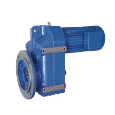 China Building Material Shops F Series Manufacturers Parallel Shaft-Helical Fitted Motor Gearbox Helical Speed ​​Reducers With Flange Hollow Shaft for sale