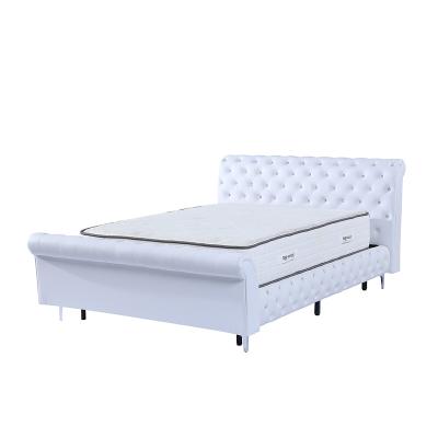 China (Size) bedStrong adjustable very comfortable structure upholstered bed can be designed with belt leather upholstered for sale