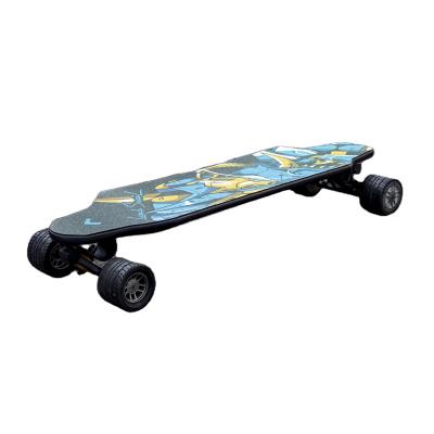 China EU Youth Double Stock E-Skate Hub Motors Skateboard Elettrico Kit For Girls for sale