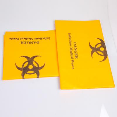 China High Puncture Resistant Thick Plastic Biohazard Waste Medical Waste Waste Bag for sale