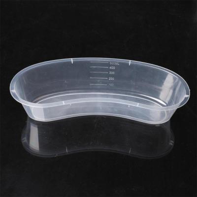 China 500cc 500ml Autoclavable Disposable Plastic Kidney Hospital PP Surgical Bowl Use Medical Dish for sale