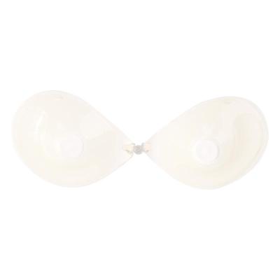 China Spandex/self bra invisible sticky bras silicone nylon adhesive reusable strapless pump for backless dress for sale