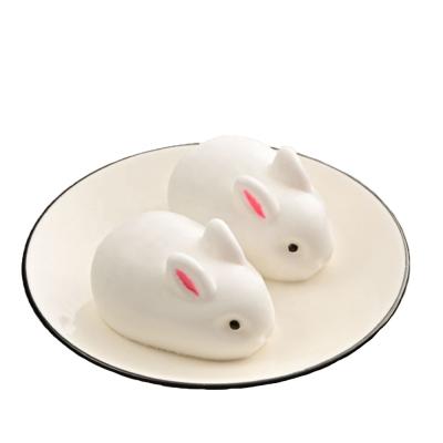 China Custom Cake Stocked Bread Mold Easter Bunny Shaped OEM ODM Silica White Bag Tool Logo Packaging for sale