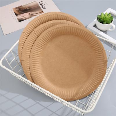 China Hot Sale Disposable 9 Inch Food Serving/Biodegradable Disposable Kitchen Wrapping Paper Oval Dish for sale