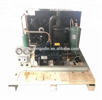 China Refrigeration Parts Cold Room Refrigeration Condensing Unit , Dorin Refrigeration Compressor With Open Type Condenser Unit for sale