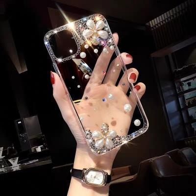 China High Anti-fall fashion luxury bling clear diamond phone case for iphone 11pro 11 women max 11pro phone case for sale