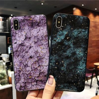 China New luxury gold foil glue drop soft tpu case for iphone xs max for sale