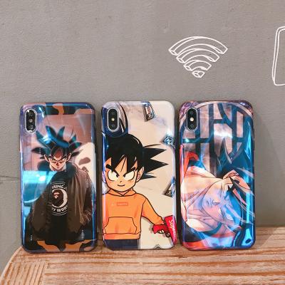 China Anti-Drop Blu-ray Dragon-Ball IMD Soft Jelly TPU Phone Case for iphone xs max xs max male phone case for sale