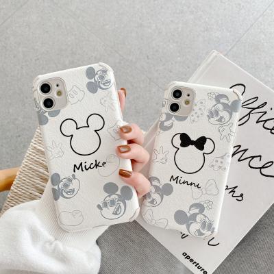 China Mouse design phone case fashion cartoon mouse soft tpu phone case for iphone XR 11 custom model 12pro 12 case for sale