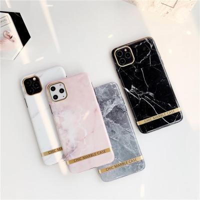 China Vintage Marble Phone Case For iPhone 11 pro TPU Shockproof Flexible Rubber Bumper Cover Slim Max Case For iphone 11 11pro For Iphone 11 pro max for sale