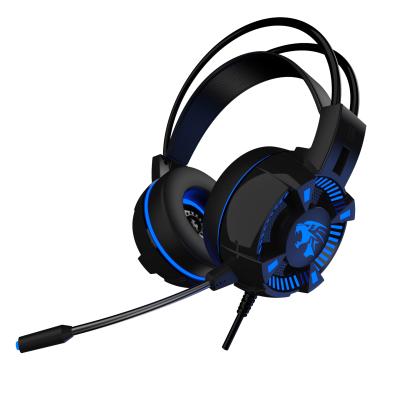 China Lightweight Comfortable Blue Noise Gaming Stereo Headset For PC for sale